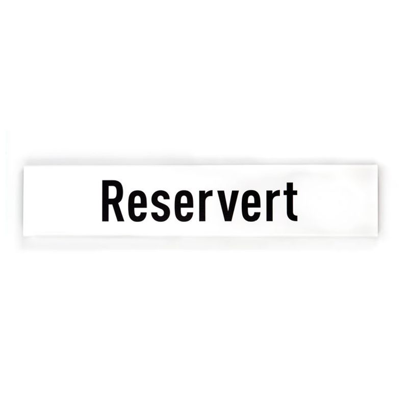 Reservert -for stolpe 10x50 cm