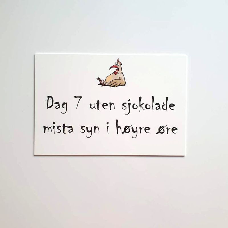 7. dag uten sjokolade