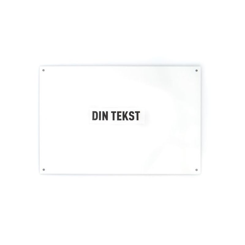 Design ditt eget skilt -liggende 30x20 cm