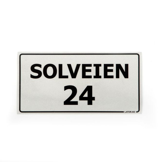 Hovedbilde Selvklebende merke i refleks                      ...