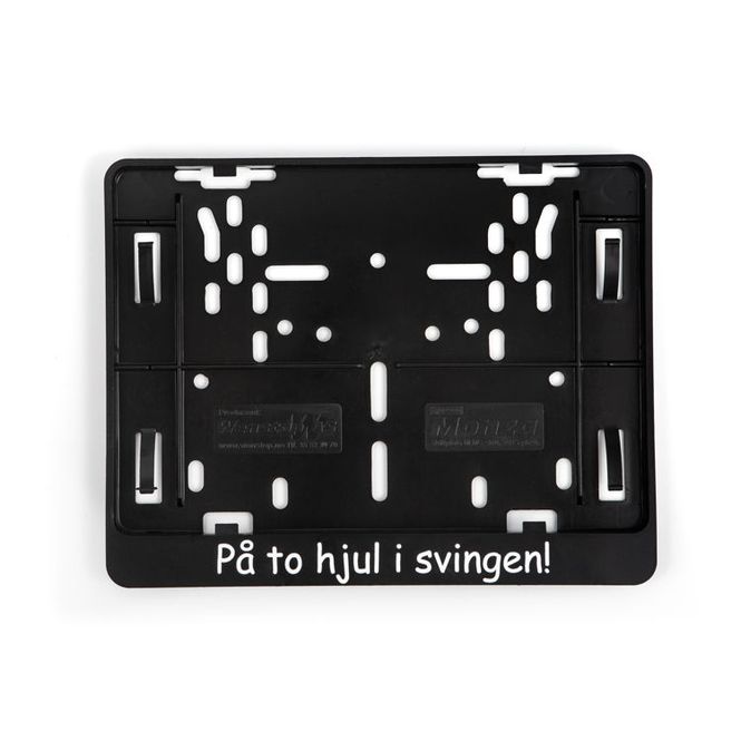 Hovedbilde Skiltramme til MC/traktor med tekst