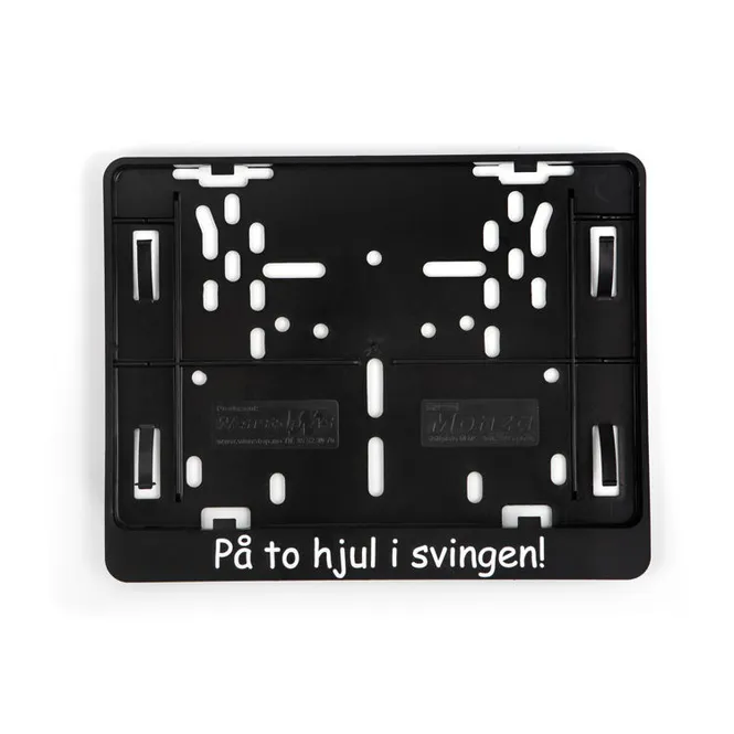 Hovedbilde Skiltramme til MC/traktor med tekst