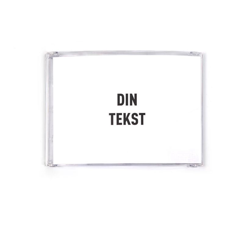 Pixquick-skilt i akryl for papirinnlegg 15x21,5cm