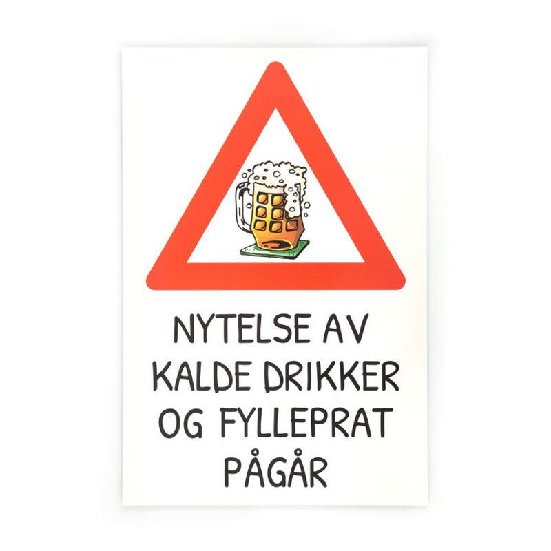 Nytelse av kalde drikker og fylleprat pågår skilt